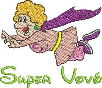 Matriz de Bordado Super Avó 05