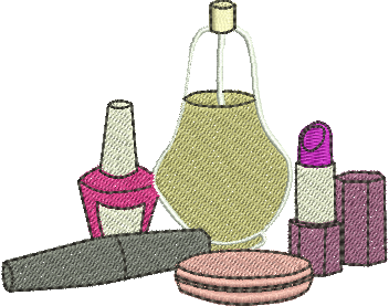 Matriz de Bordado Kit de Beleza 01