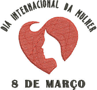 Matriz de Bordado Dia da Mulher 08