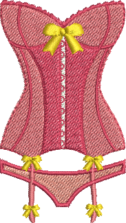 matriz de bordado Langerie Feminina 03 – Três Tamanhos
