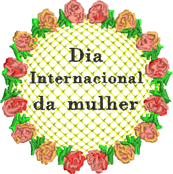 matriz de bordado Dia da Mulher 22