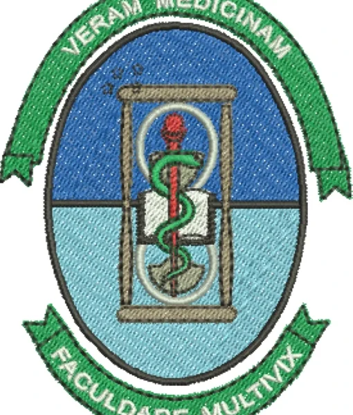 Visualização da matriz de bordado Medicina Multivix
