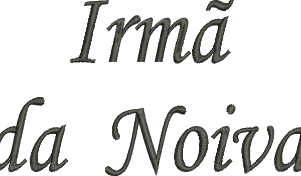 Matriz de Bordado Irmã da Noiva – Três Tamanhos