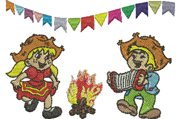 Matriz de Bordado Festa Junina 12