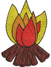 Matriz de Bordado Fogueira 04