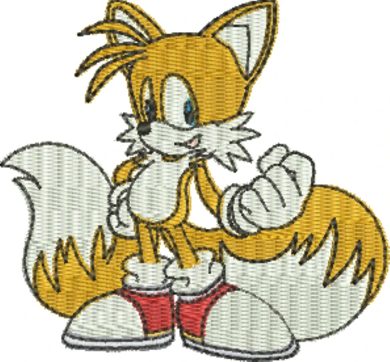 Visualização da matriz de bordado Sonic 11