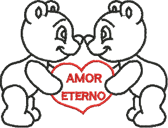 Matriz de Bordado Ursinhos 03 – Três Tamanhos