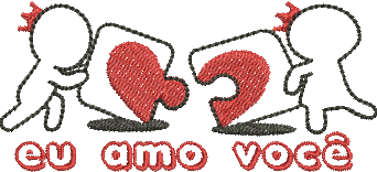 Matriz de Bordado Dia dos Namorados 53 – Três Tamanhos