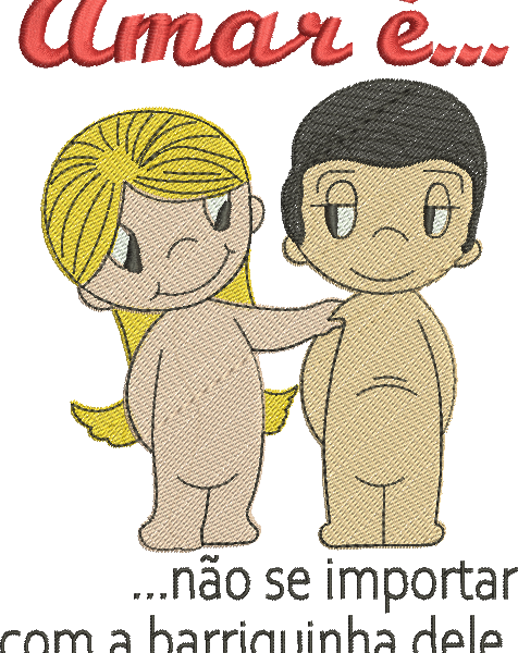Matriz de Bordado Dia dos Namorados 60 – Três Tamanhos