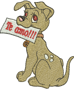 Matriz de Bordado Cachorrinho 08 – Três Tamanhos