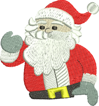 matriz de bordado Papai Noel 01
