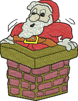 matriz de bordado Papai Noel 02