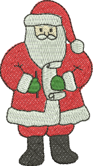 matriz de bordado Papai Noel 04