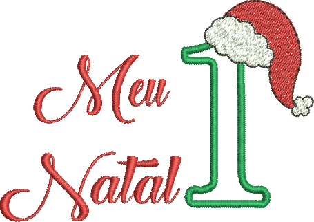matriz de bordado Lembrancinha de Natal 02 – Três Tamanhos