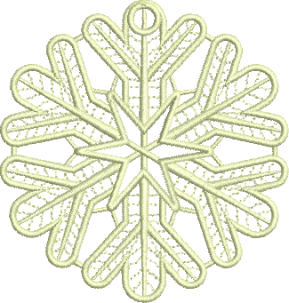matriz de bordado Flocos de Neve