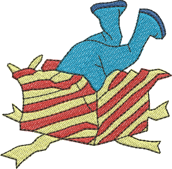Matriz de Bordado Presente de Natal 02