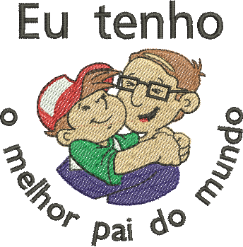 Matriz de Bordado Dia dos Pais 02