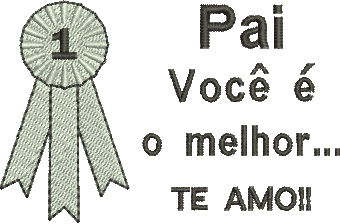 matriz de bordado Dia dos Pais 26