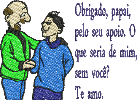 Matriz de Bordado Dia dos Pais 06