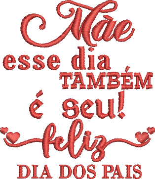 Matriz de Bordado Dia dos Pais 95