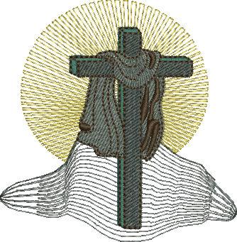 matriz de bordado Cruz de Cristo Ressuscitado 02