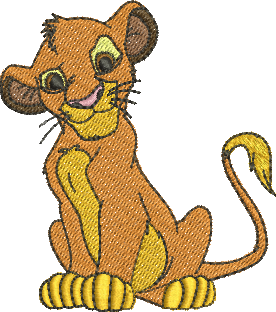 Matriz de Bordado Simba 10 – Três Tamanhos