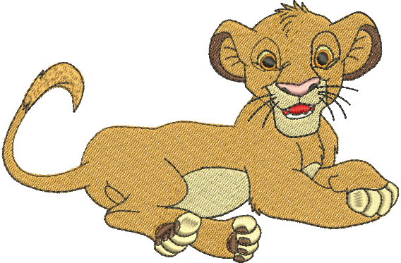 Matriz de Bordado Simba 13 – Três Tamanhos