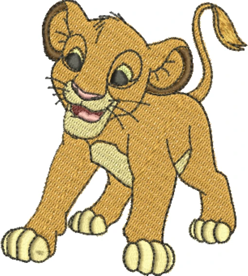 Visualização da Matriz de Bordado Simba 02