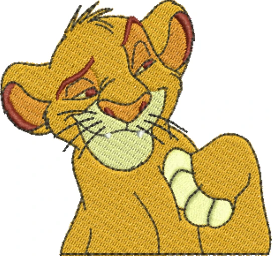 Visualização da Matriz de Bordado Simba 04