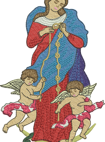Matriz de Bordado Nossa Senhora Desatadora de Nós 255