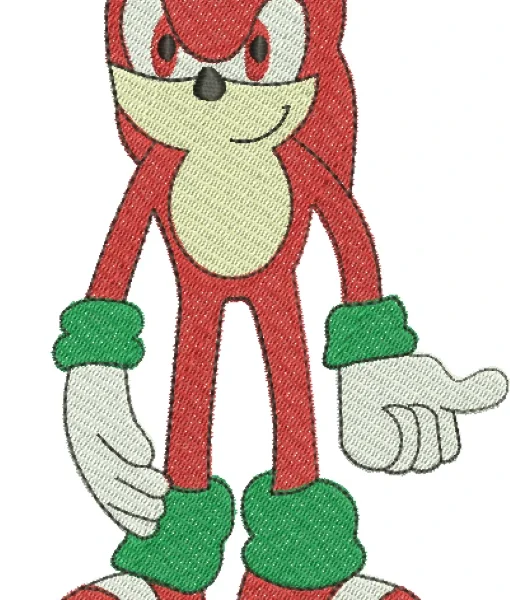 Visualização da Matriz de Bordado Sonic 07