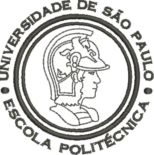 Visualização da matriz de bordado Escola Politécnica da Universidade de São Paulo