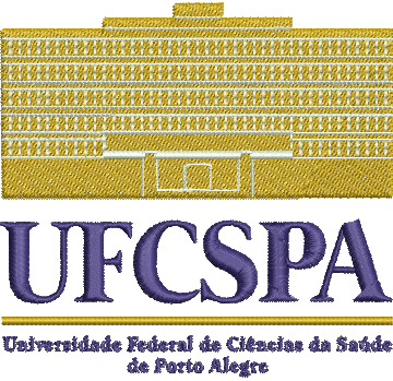 matriz de bordado Universidade Federal de Ciências da Saúde de Porto Alegre
