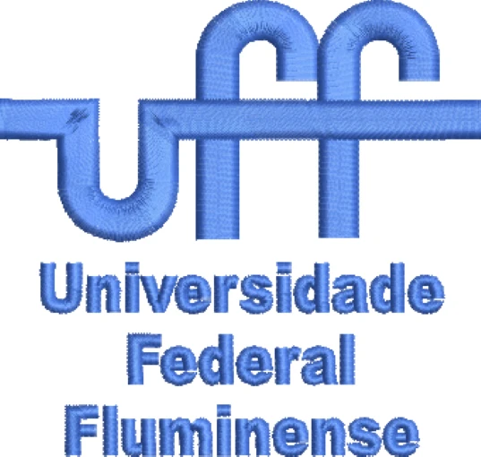 Visualização da matriz de bordado Universidade Federal Fluminense