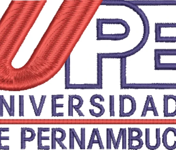 Visualização da matriz de bordado Universidade de Pernambuco