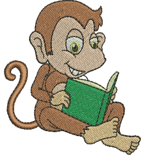 Matriz de Bordado Macaquinho 01