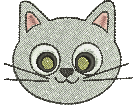 Matriz de Bordado Gatinho 02