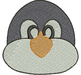 Matriz de Bordado Pinguim 01