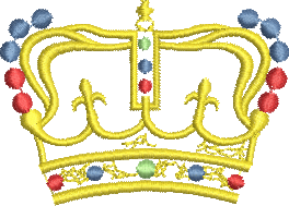 Matriz de Bordado Coroa 12