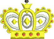 Matriz de Bordado Coroa 20