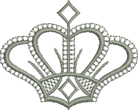 Matriz de Bordado Coroa 22