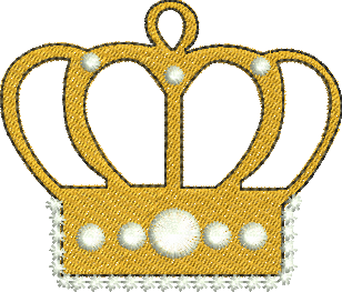 Matriz de Bordado Coroa 30