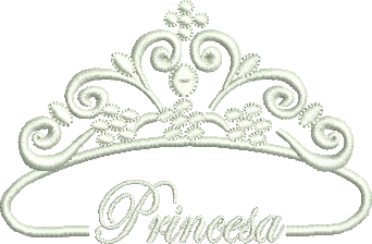 Matriz de Bordado Tiara de Princesa 01