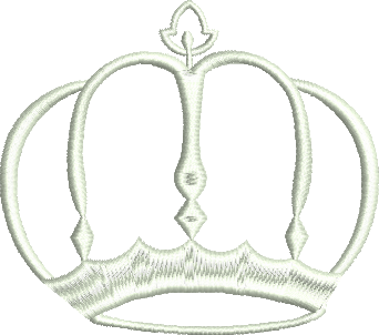 Matriz de Bordado Coroa 36