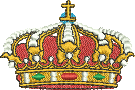 Matriz de Bordado Coroa 37