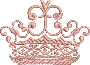 Matriz de Bordado Coroa 44