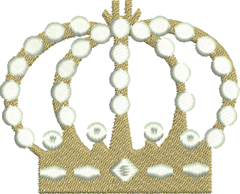 Matriz de Bordado Coroa 48