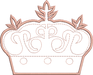 Matrriz de Bordado Coroa 64