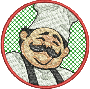 Matriz de Bordado Cozinheiro 06