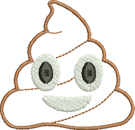 Matriz de Bordado Emoji de Cocô